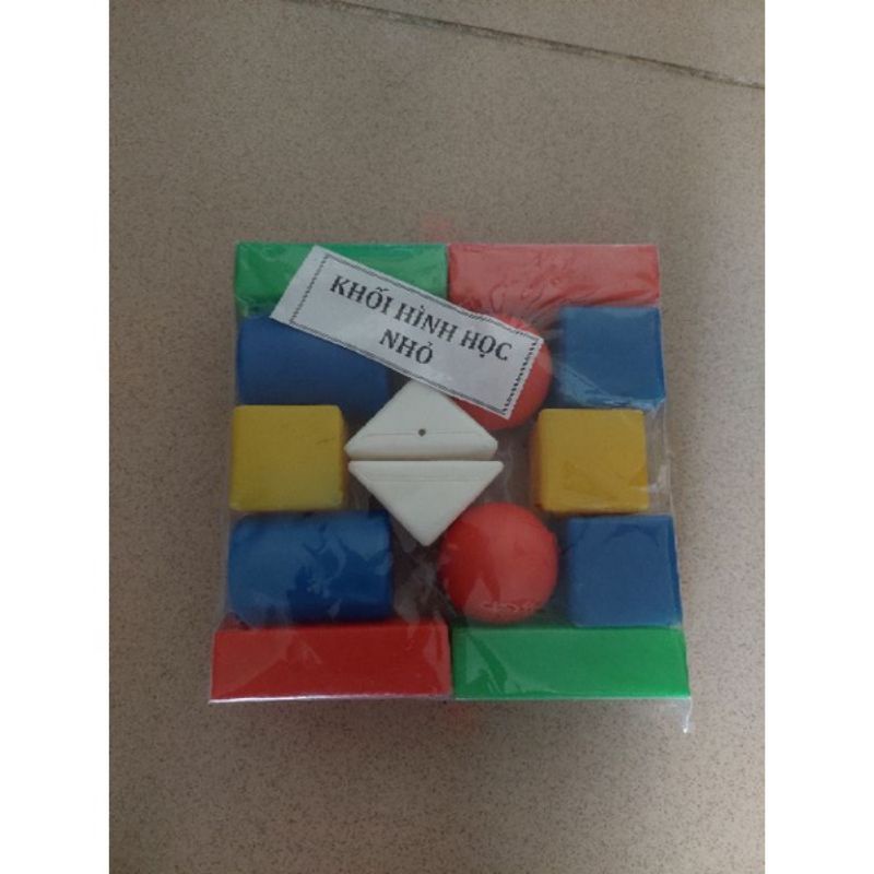 0Bộ khối hình học nhựa