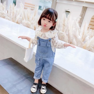 Yếm bò kèm áo hoa bèo bé gái