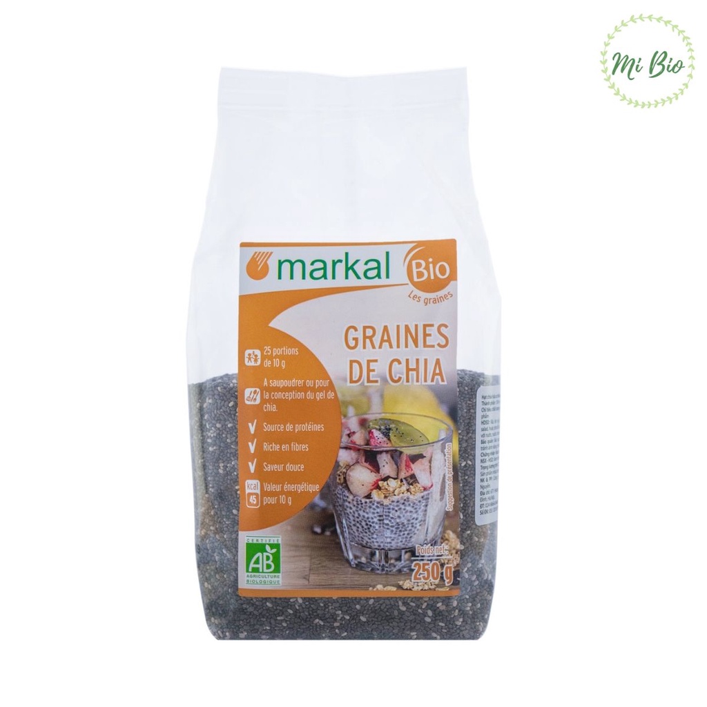 Hạt chia hữu cơ 250g - Markal