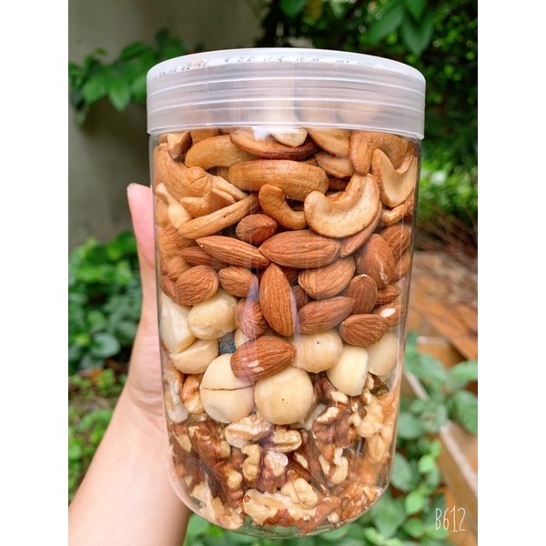 500gr mix 4 loại hạt sấy chín nguyên vị