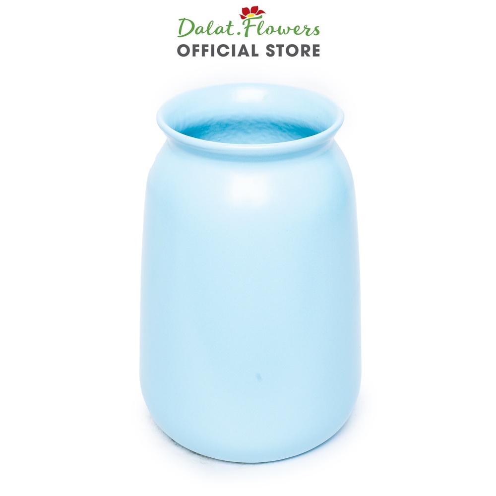 Bình gốm vo chum Dalat.flowers - Bình cắm hoa trang trí nhà cửa, văn phòng