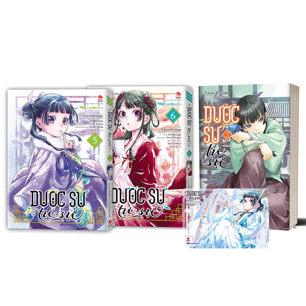 Sách - Dược Sư Tự Sự: Tập 5 + 6  + Tập 2  - Tặng Standee Ivory + Bookmark + Postcard Có Chân Đế