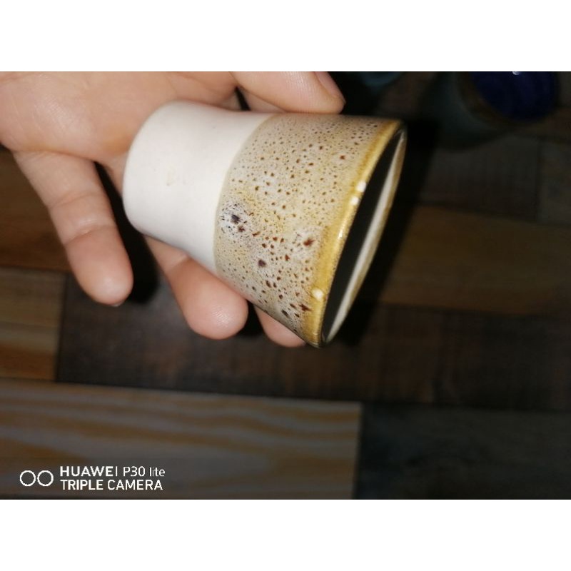 Gốm NHẬT BẢN : Chung rượu men thiên mục đá bọt biển – 32