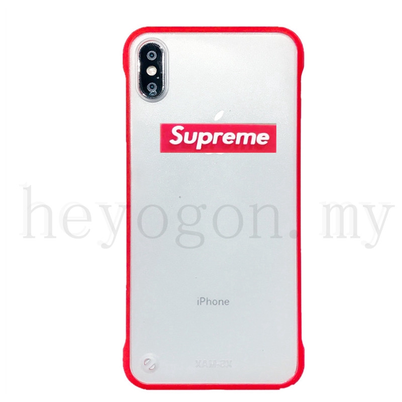 Ốp điện thoại mềm in supreme 3D kèm dây đeo cho samsung S10 S8 S9 Plus s10E s7 EDGE