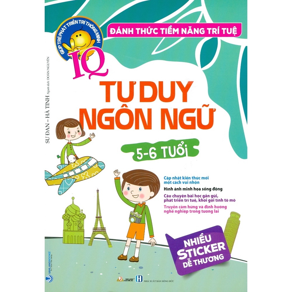 Sách - Đánh Thức Tiềm Năng Trí Tuệ - Tư Duy, Ngôn Ngữ 5-6 Tuổi - VLG