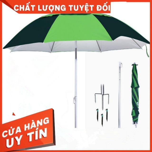 Ô Câu Cá Ô Dù Che Nắng Mưa Hình Xanh Dọc Dưa KK-11