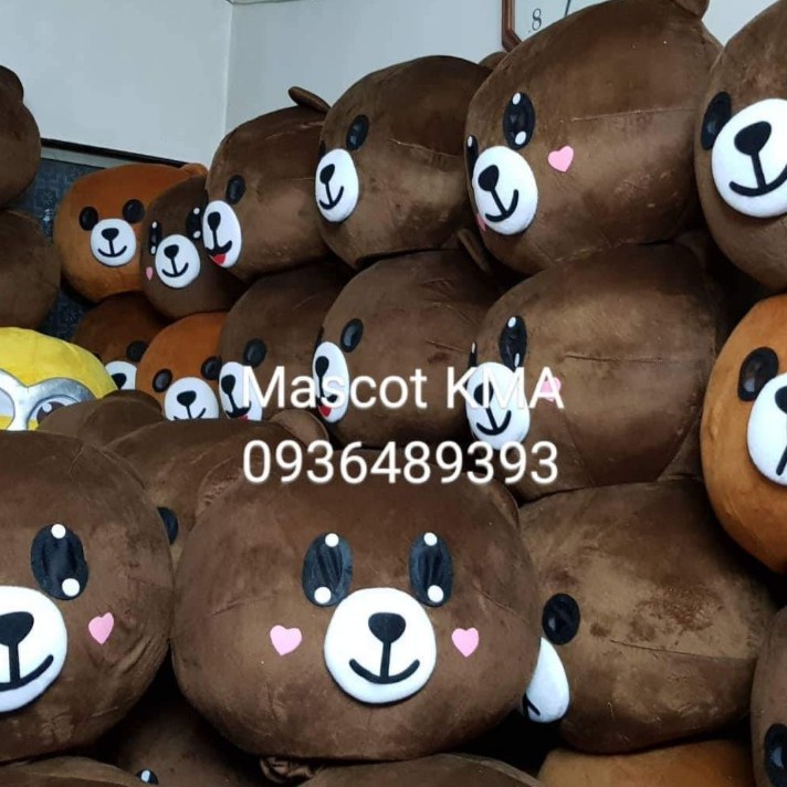 Quần áo hoá trang Mascot Gấu Tik Tok, Gấu Brown - Chất lượng xuất khẩu số 1 thị trường