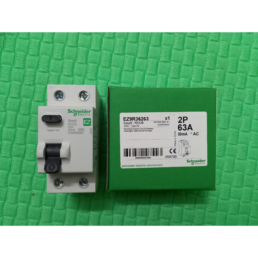 Aptomat RCCB Chống Giật 40A 63A  Schneider - Pháp