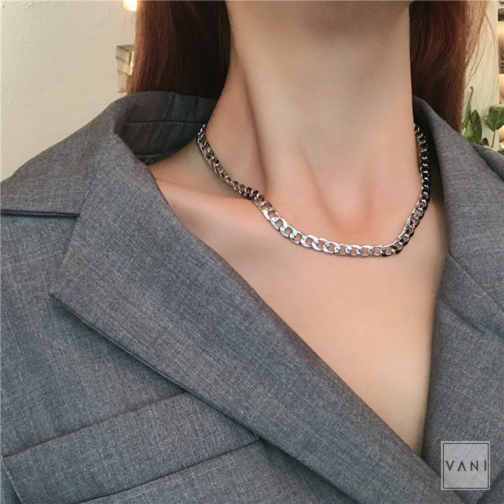 Dây Chuyền, Vòng Cổ Xích Trơn Basic Phong Cách Cá Tính - Vani Store [TS000412]