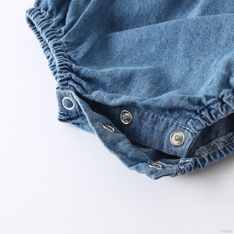 Jumpsuit tay dài phong cách Hàn Quốc kiểu dáng đơn giản đáng yêu dành cho bé gái