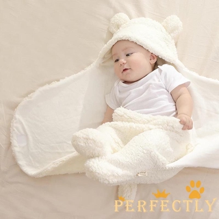 Hoàn Hảo-0-1 Tuổi Quần Áo Quấn Cho Bé, Túi Ngủ, Nhà Ngoài Trời Bọc Mềm Có Thể Điều Chỉnh Dây Buộc Trẻ Sơ Sinh Mũ Hoạt Hình Mặc