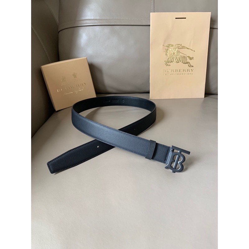 thắt lưng da nam hai mặt khoá chữ B burberry bbr