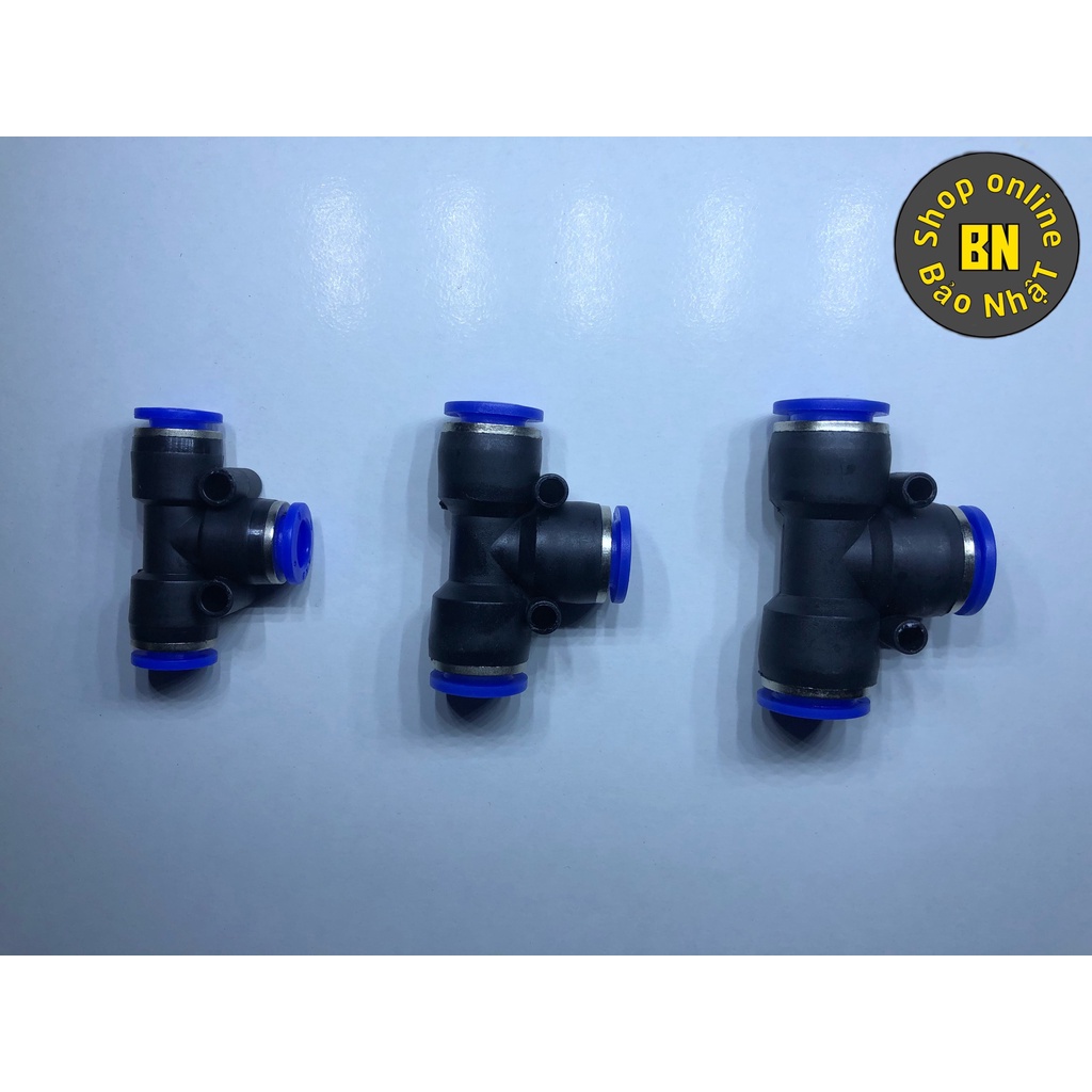 Nối dây nhựa hơi-nước chia 3 ống dây 8-10-12 -SHINSTORE