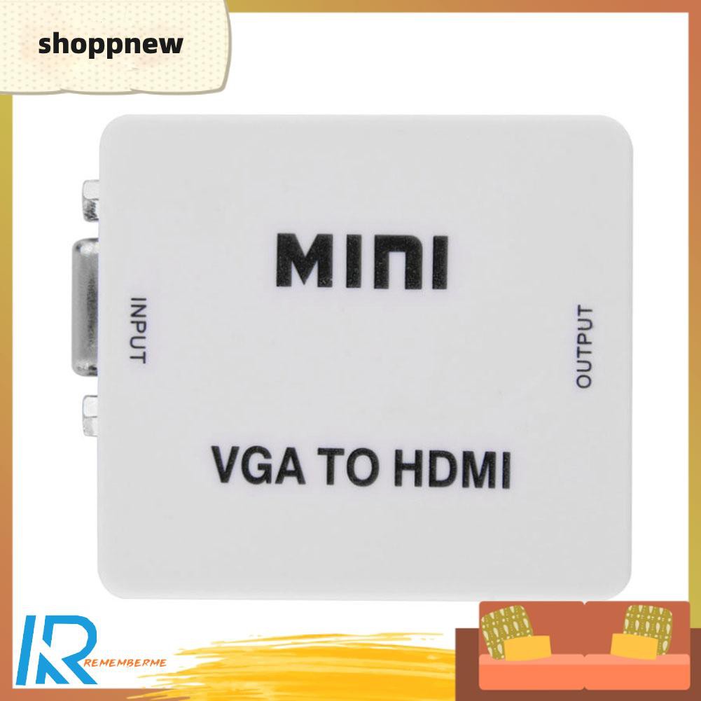 Bộ Chuyển Đổi Mini Hd 1080p Audio Vga Sang Hdmi Hd Hdtv Video