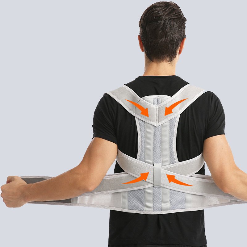 Đai chống gù lưng chỉnh gù chỉnh lưng cho người lớn và trẻ em- Đai hai nẹp sắt