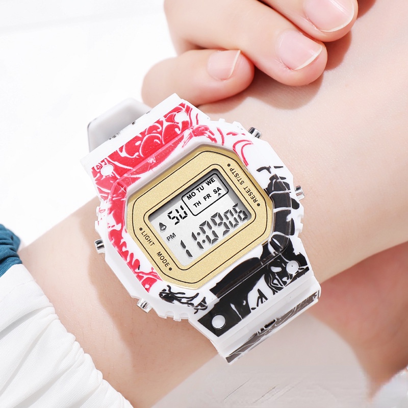 Đồng Hồ Điện Tử Thể Thao Hình One Piece