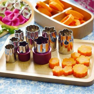 Bộ 8 món inox cắt tạo hình củ quả