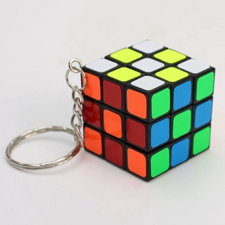 Móc Khóa Rubik 3x3 Keychain 3cm (Xoay Cứng)