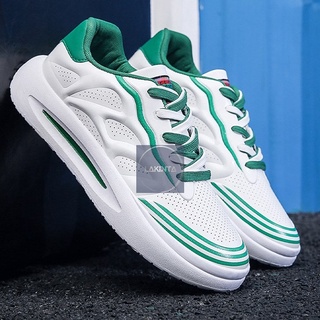 Giày Thể Thao Nam cao cấp Tập Gym Chạy Bộ Thể Dục Lakita giày sneaker nam hàn quốc cổ thấp 2 màu đen trắng be G325
