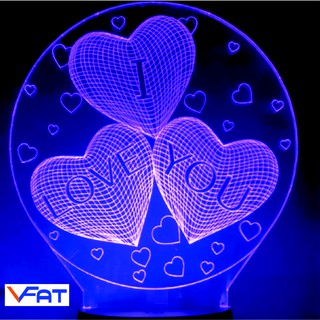 Mặt mica đèn 3D light