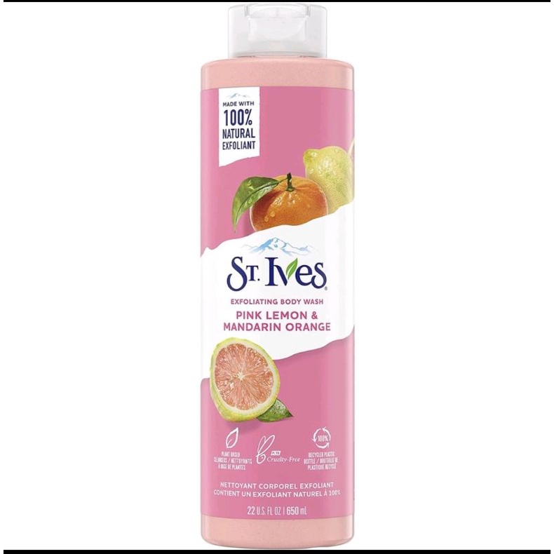 Sữa tắm ST.Ives yến mạch bơ, cam chanh, muối biển 650ml