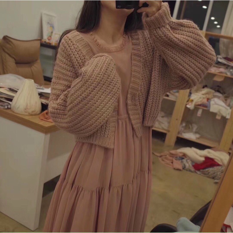 ÁO CADIGAN VẶN THỪNG DÁNG NGẮN ❌HOT NEW❌