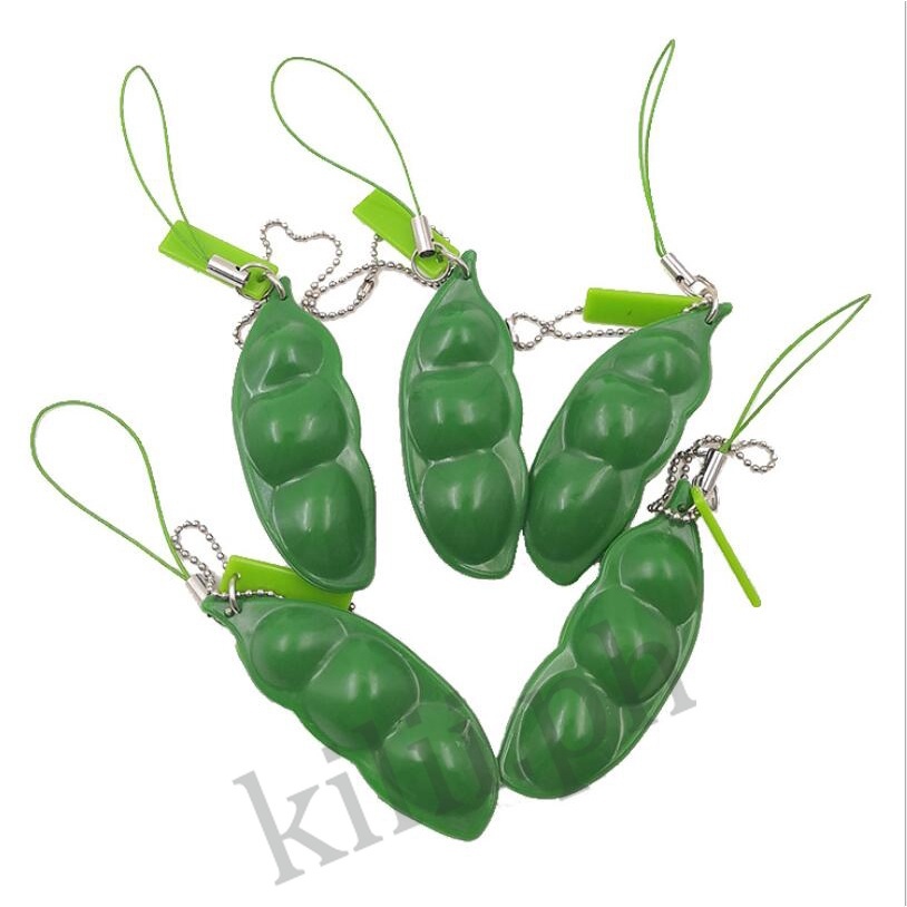 Đồ Chơi Bóp Giảm Căng Thẳng, Hình Hạt Đậu Phộng, Chìa Khóa, Điện Thoại Charms