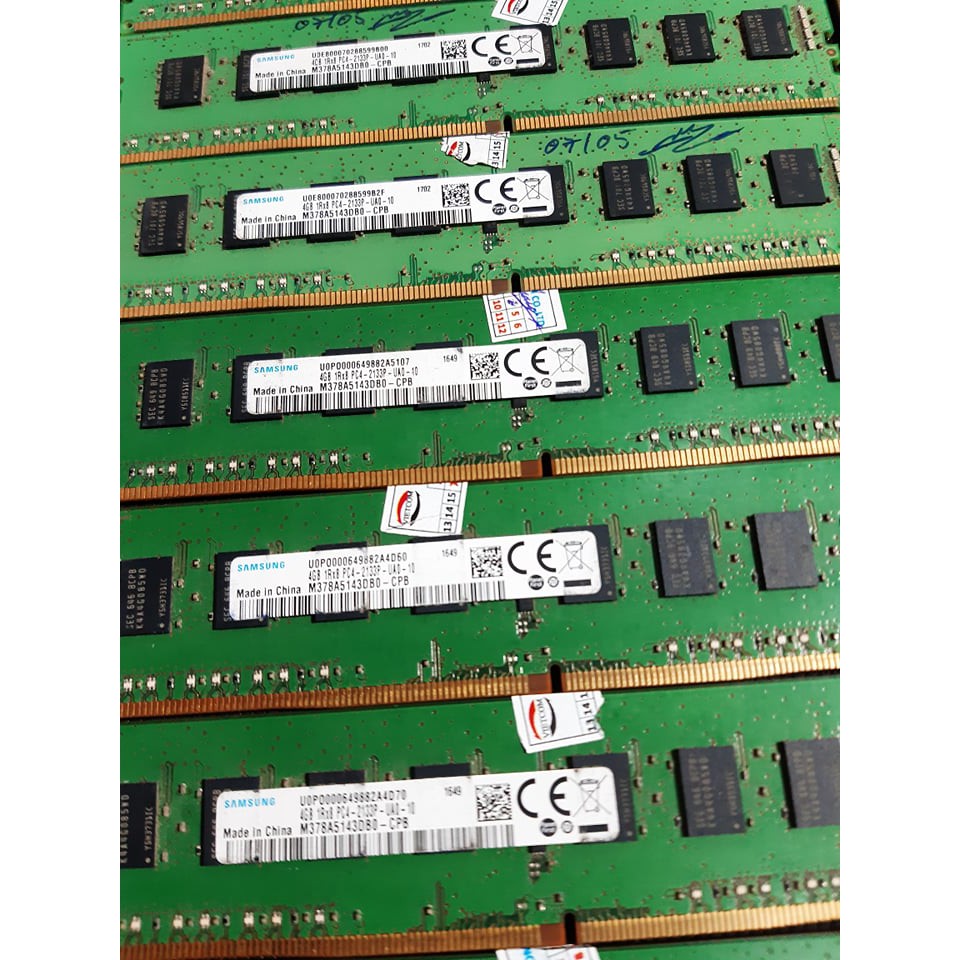 RAM PC DDR4 4Gb  Bus 2400Mhz, Bus 2133Mhz - Hàng Phân Phối Chính Hãng-Sam sung