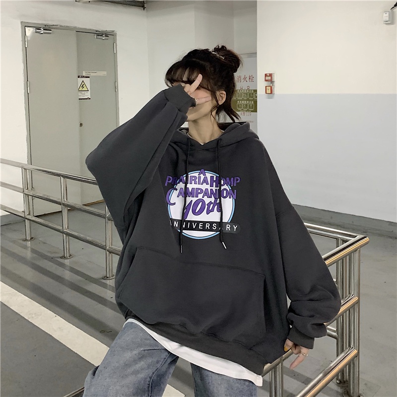 Áo Hoodie Nữ In Chữ Phong Cách Hàn Quốc Xinh Xắn [ MA 4 ] | BigBuy360 - bigbuy360.vn
