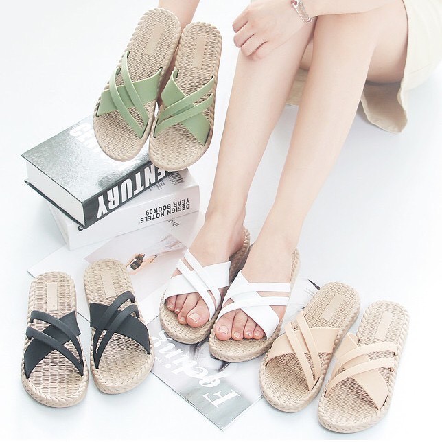 Dép Lê Quai Chéo Đế Giả Cói - kèm video | BigBuy360 - bigbuy360.vn