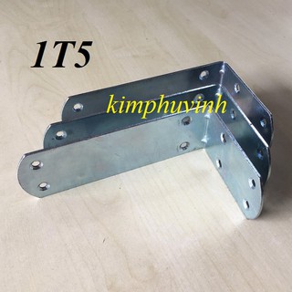 2 CÁI - BÁT GÓC VUÔNG - KE GÓC VUÔNG 8.5x14.5CM - 8 Lỗ (BẢN 4.5CM)