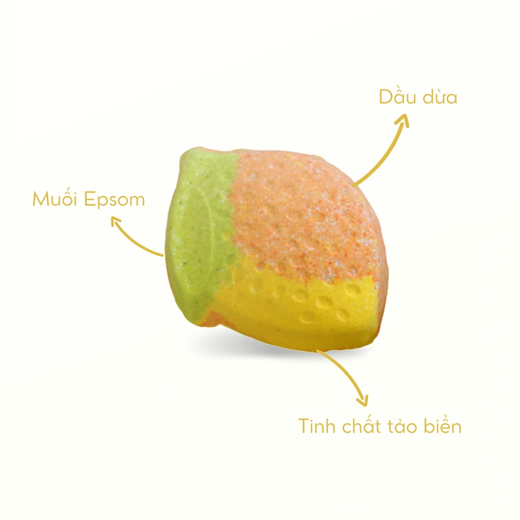 TROPICANA [Labbi] Bath bomb / Viên sủi bồn tắm / Bom tắm