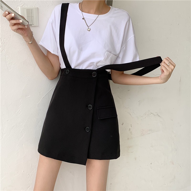 Váy Yếm Dáng Chữ A Lưng Cao Kiểu Hàn Quốc Xinh Xắn Cho Nữ | BigBuy360 - bigbuy360.vn