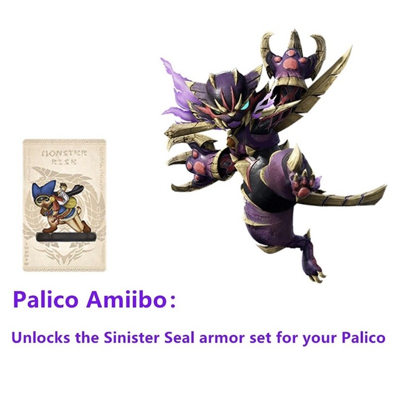 Bộ 3 thẻ Amiibo cho Monster Hunter Rise Nintendo Switch! | BigBuy360 - bigbuy360.vn
