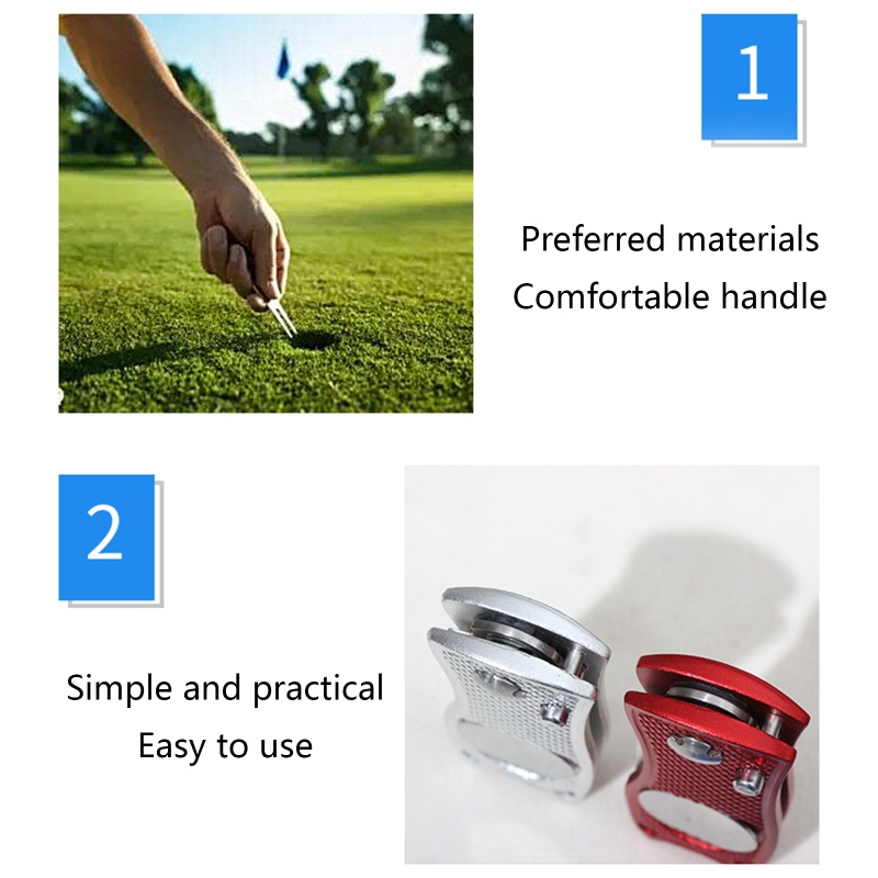 Dụng Cụ Đánh Dấu Vị Trí Gậy Đánh Golf Từ Tính Màu Xanh Lá
