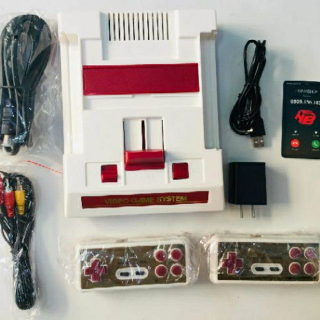 Máy Chơi Game NES 4 Nút HDMI Tay Cầm Bluetooth