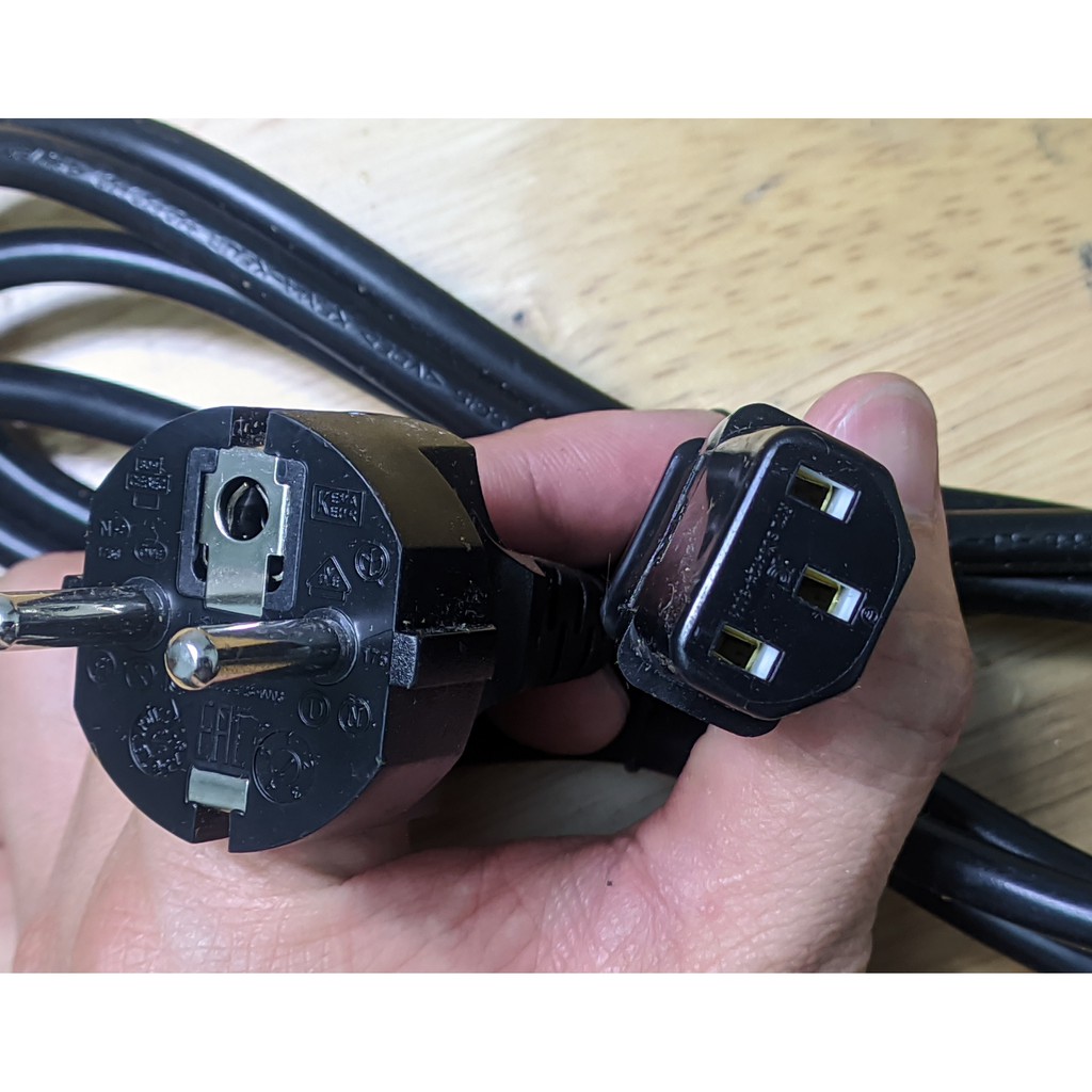 Dây nguồn máy tính, nồi cơm điện, bình thủy 2 chấu, 3 chấu