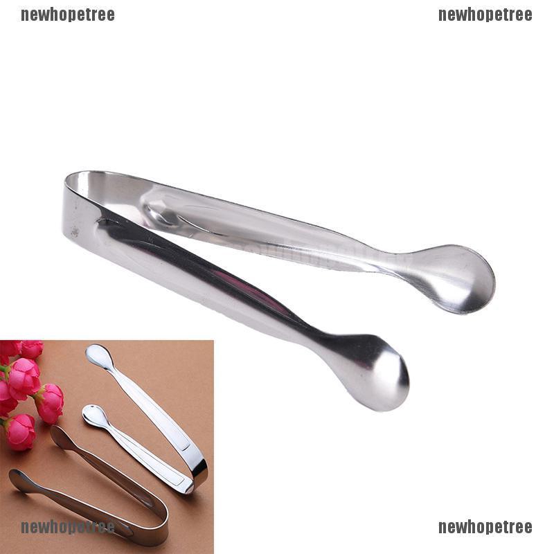 Dụng cụ gắp nước đá bằng thép chống rỉ màu bạc