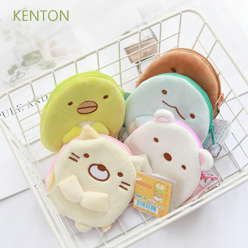 Ví đựng tiền xu / tai nghe / chìa khóa / đồ chơi đa năng hình các con vật Sumikko Gurashi dễ thương