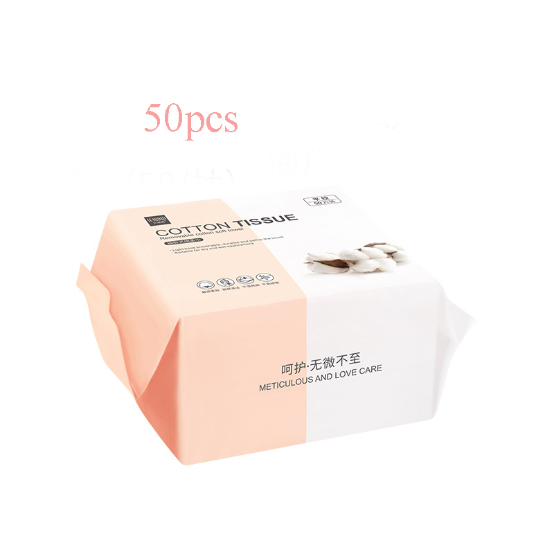 (Hàng Mới Về) Set 50 / 100 Miếng Khăn Tẩy Trang Dùng Một Lần Tiện Dụng | BigBuy360 - bigbuy360.vn