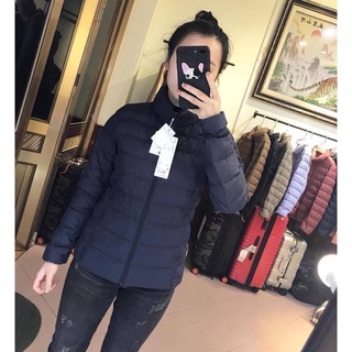 Áo lông vũ nữ cổ trụ uniqlo sale