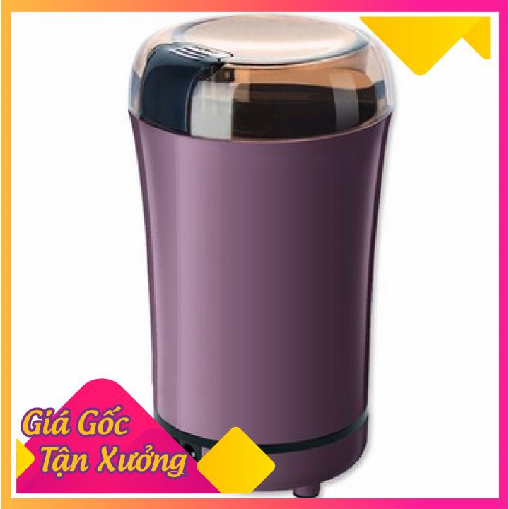 Máy Xay Cafe Mini Để Bàn, Dụng Cụ Xay Cà Phê, Hạt Khô Tại Nhà Cao Cấp, Dễ Sử Dụng Tiện Lợi - Màu Đen/Tím/Trắng
