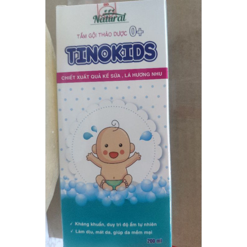 Nước tắm cho bé Tinokids