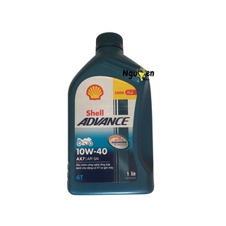 Nhớt Shell Advance AX7 10w40 1 lít cho xe số