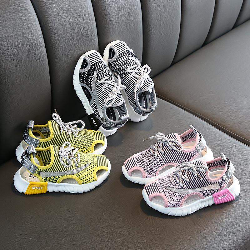 Giày sandal siêu nhẹ có dây buộc cho bé
