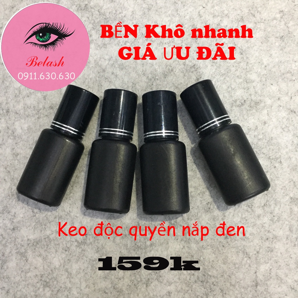 Keo Nối Mi Siêu Bền ( Keo Đen Độc Quyền )_Dụng cụ mi_keo nối mi_uốn mi_mi khay_mi fan_Be Lash