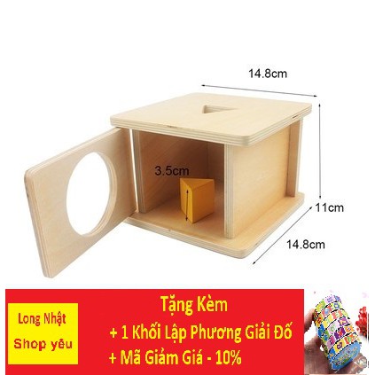 Giảm 10% [Tối Đa 35K Đơn Từ 50K] - Đồ Chơi Gỗ - Hộp Thả Hình - Giáo Cụ Montessori