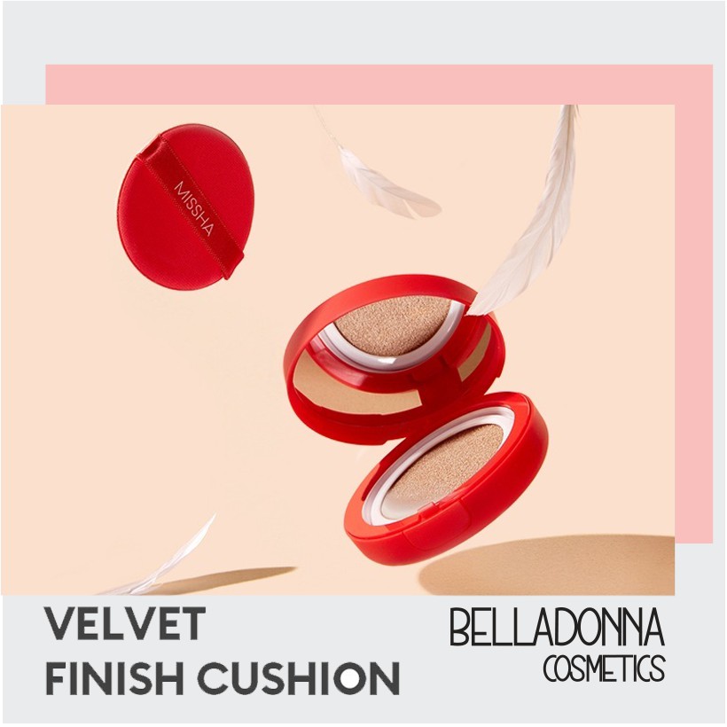 [2 Tone Màu] Phấn Nước Mỏng Mịn - Che Phủ Tốt - Lâu Trôi Missha Velvet Finish Cushion SPF50+ PA+++