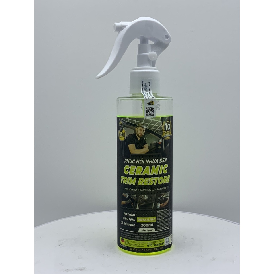 [HCM] Phục hồi nhựa nhám - Sprayking Ceramic Trim Restore 200ml