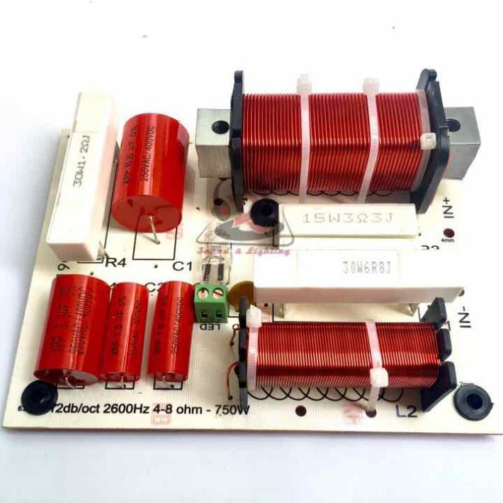 Mạch phân tần loa 1 bass 1 treble 02 cái mạch KN-519, mặc phân âm